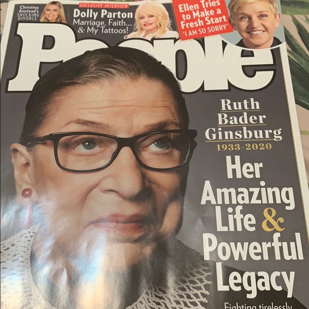 People magazine collectible RBG Oct 5, 2020